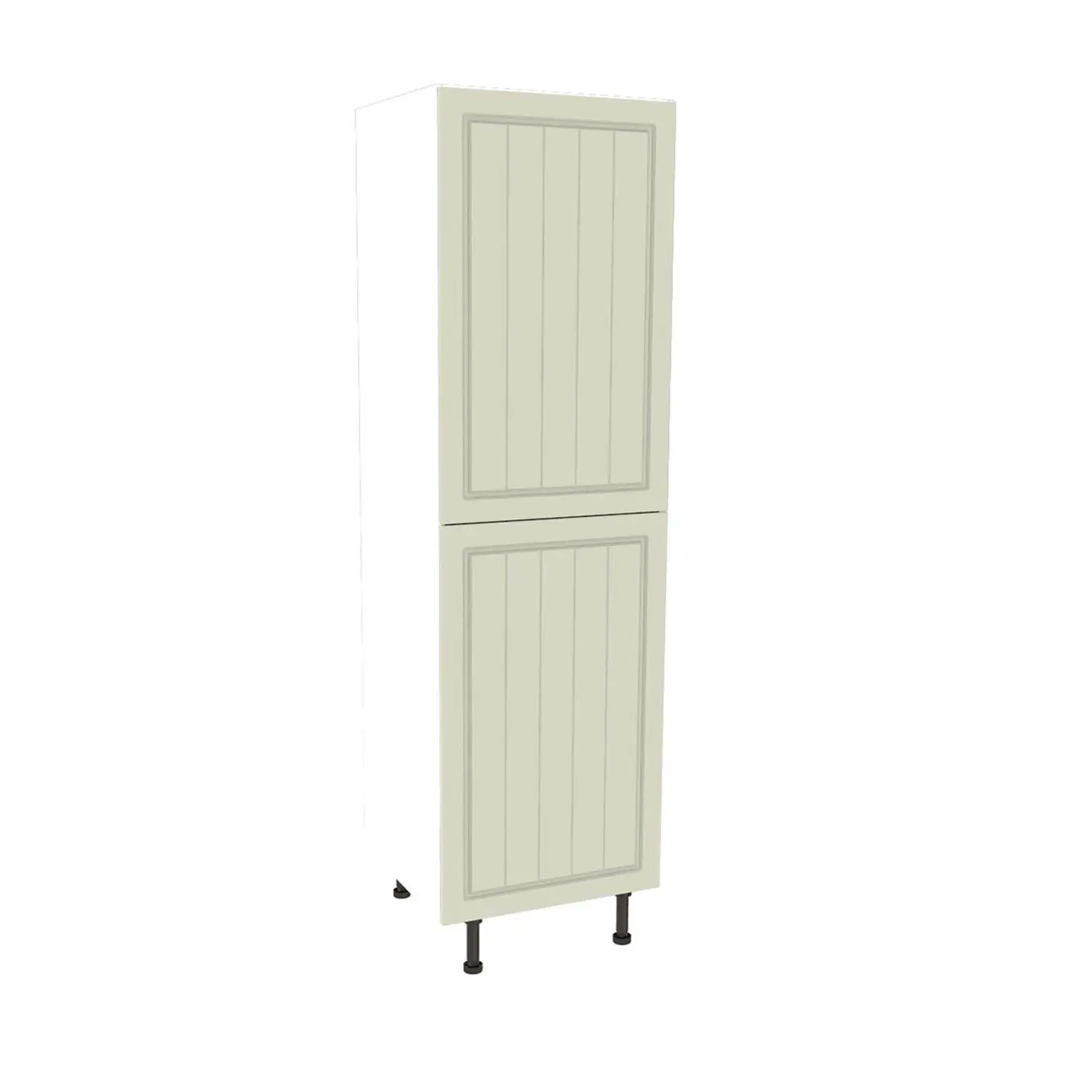 Country Shaker Cream 600mm Larder 50:50 Fridge Freezer Unit 3 Country Shaker Cream 600mm Larder 50:50 Fridge Freezer Unit