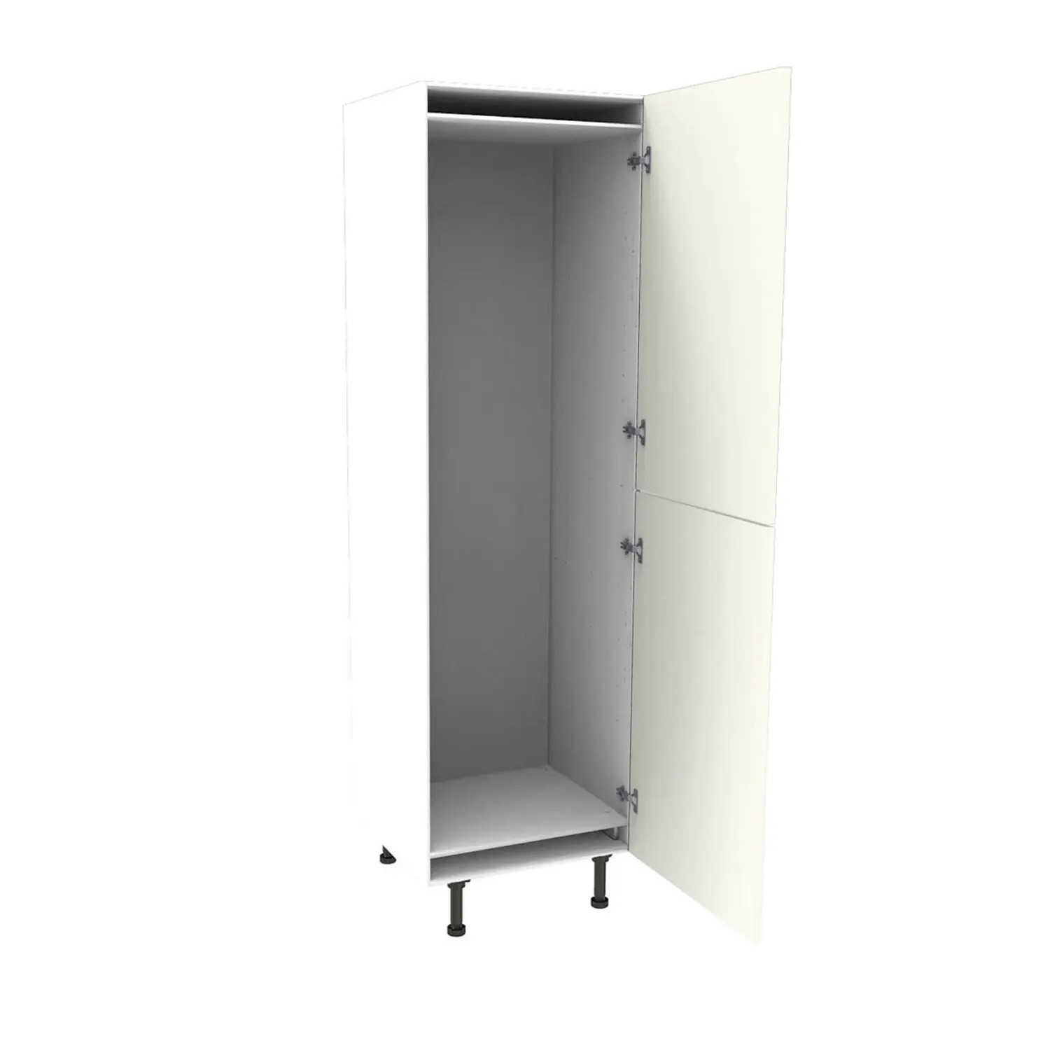 Country Shaker Cream 600mm Larder 50:50 Fridge Freezer Unit 4 Country Shaker Cream 600mm Larder 50:50 Fridge Freezer Unit - Image 2