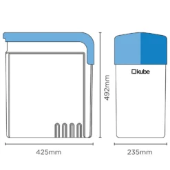 Kube I Non-Electric Water Softener - For Households With Up To 2 Bathrooms 21 Kube I Non-Electric Water Softener - For Households With Up To 2 Bathrooms -Carron phoenix Sales 12878338 8424938641860077