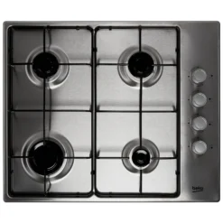 Beko HIBG64120SX 61cm Gas Hob - Stainless Steel