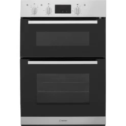 Indesit Aria IDD6340IX Built In Electric Double Oven - Stainless Steel