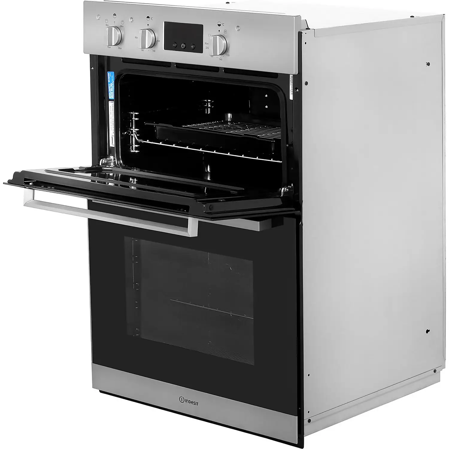 Indesit Aria IDD6340IX Built In Electric Double Oven - Stainless Steel 4 Indesit Aria IDD6340IX Built In Electric Double Oven - Stainless Steel - Image 2