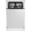 Beko DIS16R10 Fully Integrated Slimline Dishwasher - Silver Control Panel With Fixed Door Fixing Kit 2 Beko DIS16R10 Fully Integrated Slimline Dishwasher - Silver Control Panel With Fixed Door Fixing Kit -Carron phoenix Sales 13481848 1874944138506517