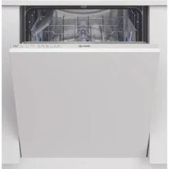 Indesit DIE2B19UK Fully Integrated Standard Dishwasher - White Control Panel With Fixed Door Fixing Kit