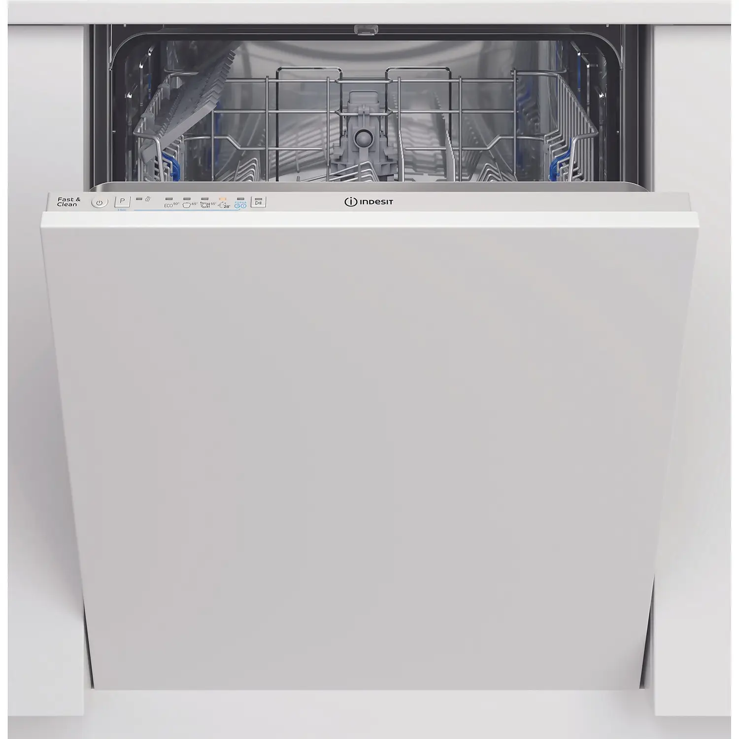 Indesit DIE2B19UK Fully Integrated Standard Dishwasher - White Control Panel With Fixed Door Fixing Kit 3 Indesit DIE2B19UK Fully Integrated Standard Dishwasher - White Control Panel With Fixed Door Fixing Kit