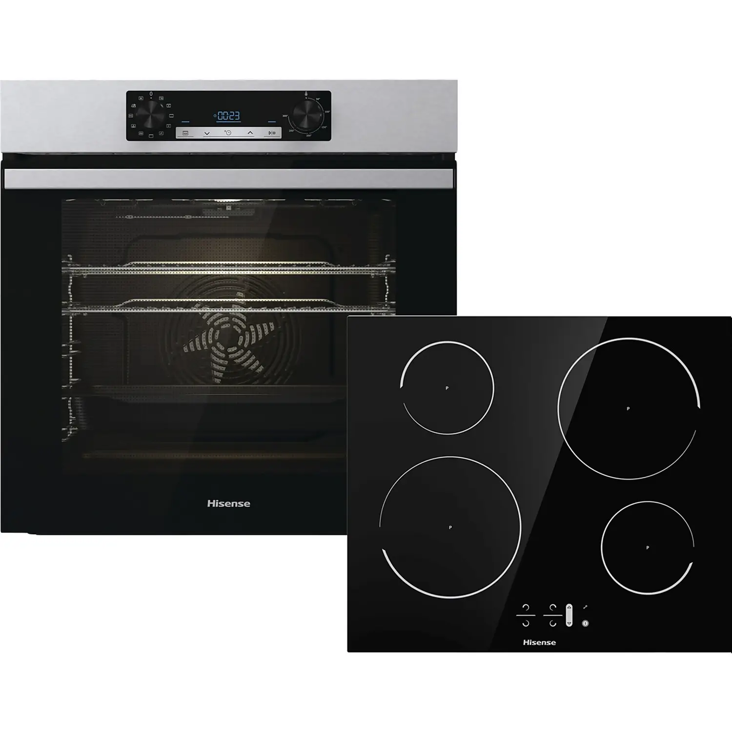 Hisense BI6062IXUK Built In Electric Single Oven And Induction Hob Pack - Stainless Steel 3 Hisense BI6062IXUK Built In Electric Single Oven And Induction Hob Pack - Stainless Steel