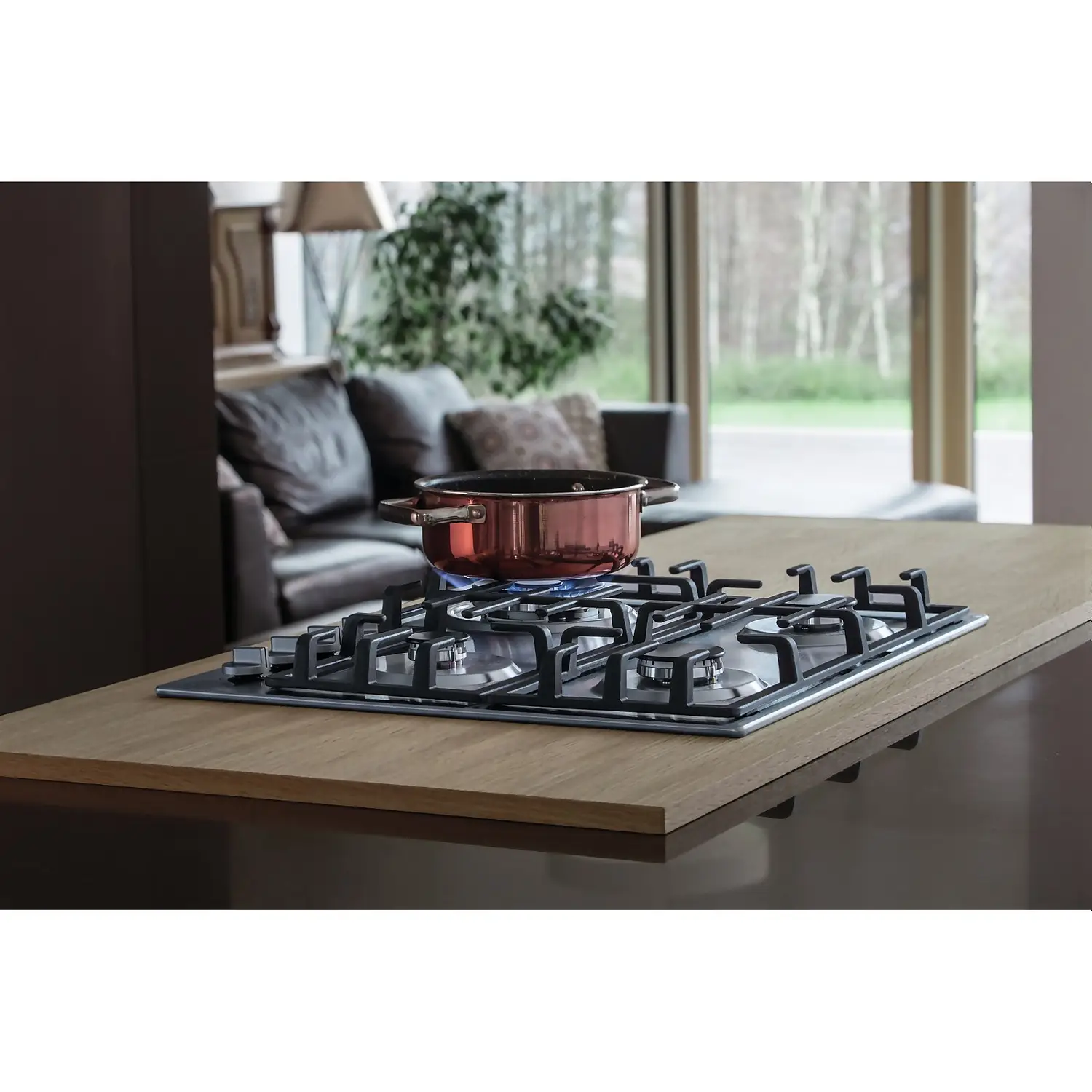 Hisense GM663XB 60cm Gas Hob - Stainless Steel 6 Hisense GM663XB 60cm Gas Hob - Stainless Steel - Image 4