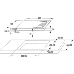 Hisense GM663XB 60cm Gas Hob - Stainless Steel 11 Hisense GM663XB 60cm Gas Hob - Stainless Steel -Carron phoenix Sales 13481876 2984914603170835