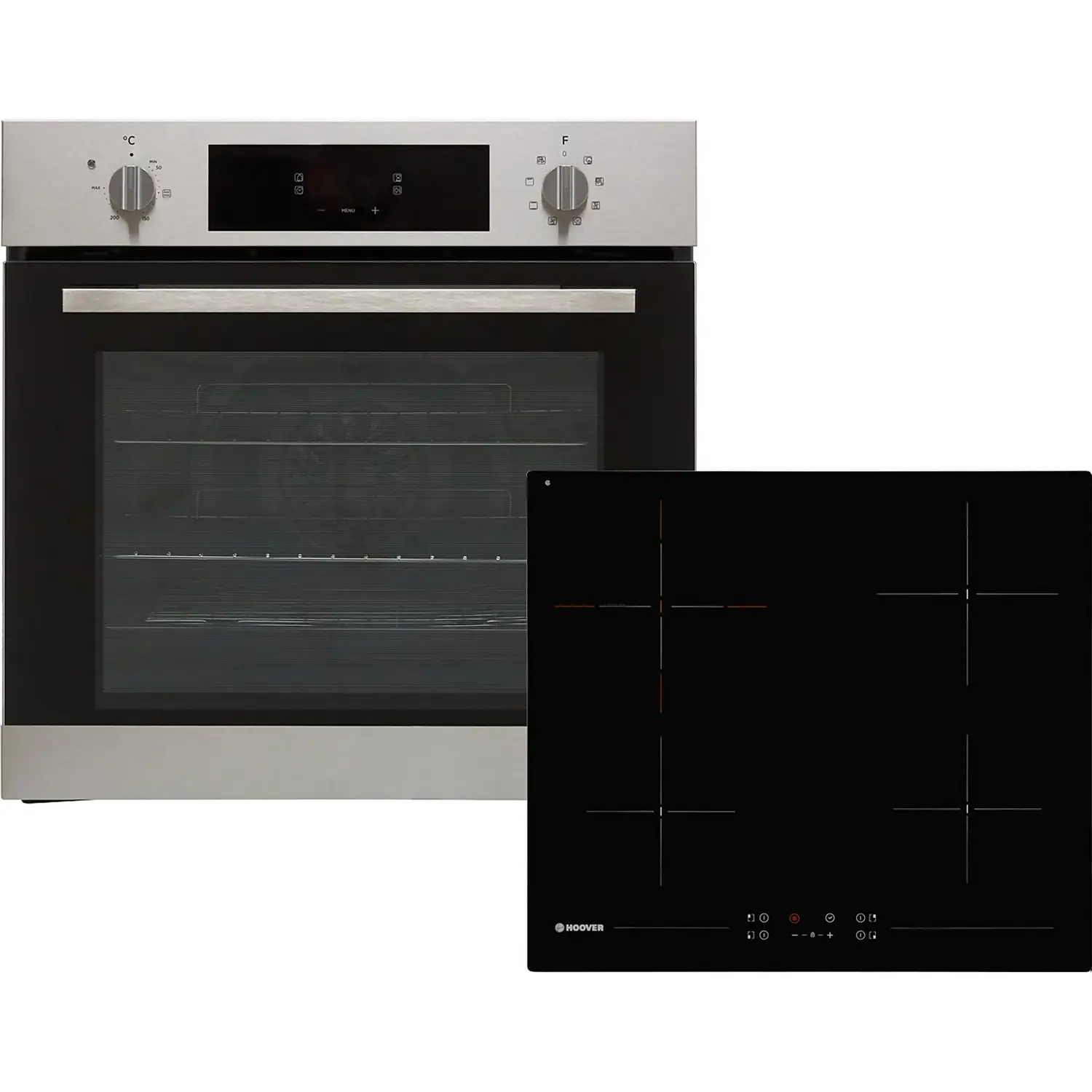Hoover H-OVEN 300 PHC3B25CXHH64DCT Built In Electric Single Oven And Ceramic Hob Pack - Stainless Steel 3 Hoover H-OVEN 300 PHC3B25CXHH64DCT Built In Electric Single Oven And Ceramic Hob Pack - Stainless Steel