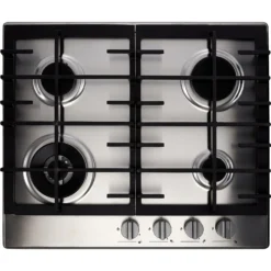 Hoover HHG6BF4K3X 60cm Gas Hob - Stainless Steel