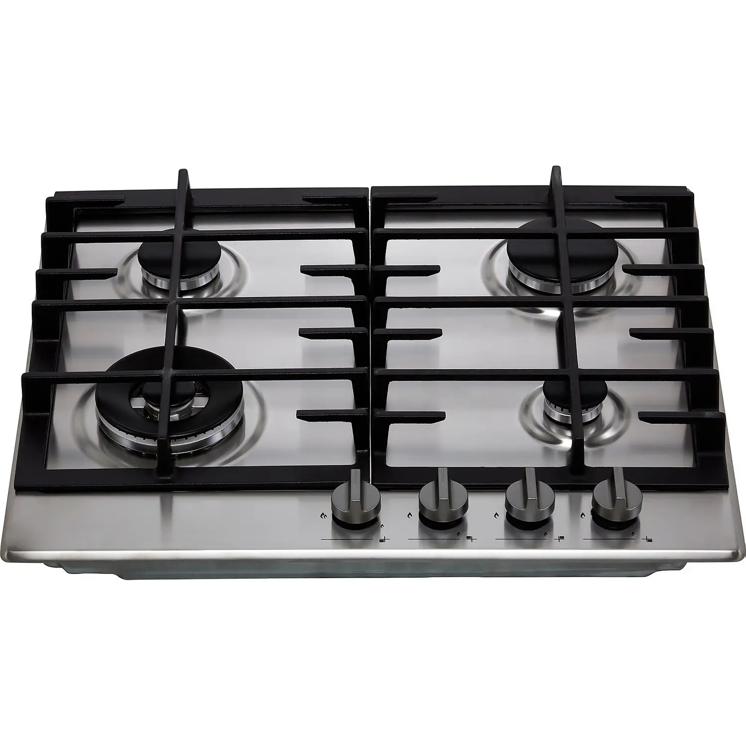 Hoover HHG6BF4K3X 60cm Gas Hob - Stainless Steel 4 Hoover HHG6BF4K3X 60cm Gas Hob - Stainless Steel - Image 2