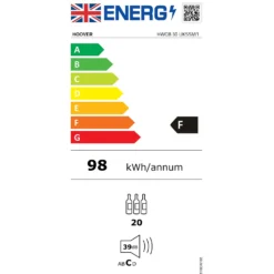 Hoover HWCB30UKSSM/1 Built In Wine Cooler - Stainless Steel 9 Hoover HWCB30UKSSM/1 Built In Wine Cooler - Stainless Steel -Carron phoenix Sales 13481903 7974914607467600