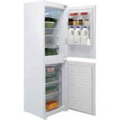 Hotpoint HBC185050F1 Integrated 50/50 Frost Free Fridge Freezer With Sliding Door Fixing Kit - White