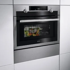 AEG KME565000M Built In Compact Electric Single Oven With Microwave Function - Stainless Steel 8 AEG KME565000M Built In Compact Electric Single Oven With Microwave Function - Stainless Steel -Carron phoenix Sales 13481934 1404914603145857