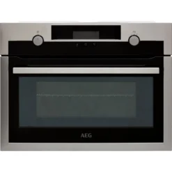 AEG KME565000M Built In Compact Electric Single Oven With Microwave Function - Stainless Steel
