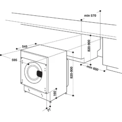 Hotpoint BIWDHG961484UK Integrated 9Kg / 6Kg Washer Dryer With 1400 Rpm - White 14 Hotpoint BIWDHG961484UK Integrated 9Kg / 6Kg Washer Dryer With 1400 Rpm - White -Carron phoenix Sales 13481935 2804914605083146