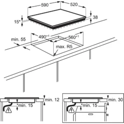 AEG Competence HK624010FB 59cm Ceramic Hob - Black 7 AEG Competence HK624010FB 59cm Ceramic Hob - Black -Carron phoenix Sales 13481950 5374914602151702
