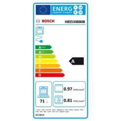 Bosch Serie 4 HBS534BB0B Built In Electric Single Oven - Black 17 Bosch Serie 4 HBS534BB0B Built In Electric Single Oven - Black -Carron phoenix Sales 13481957 5525029617870810