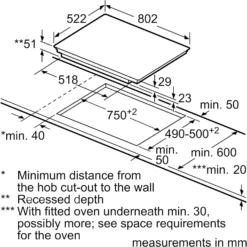 Bosch Serie 6 PIV851FB1E 80cm Induction Hob - Black -Carron phoenix Sales 13481969 1474914609351267