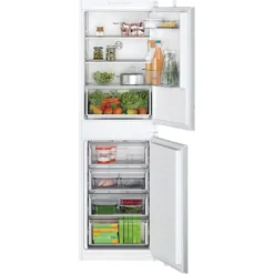 Bosch Serie 2 KIN85NSF0G Integrated 50/50 Frost Free Fridge Freezer With Sliding Door Fixing Kit - White