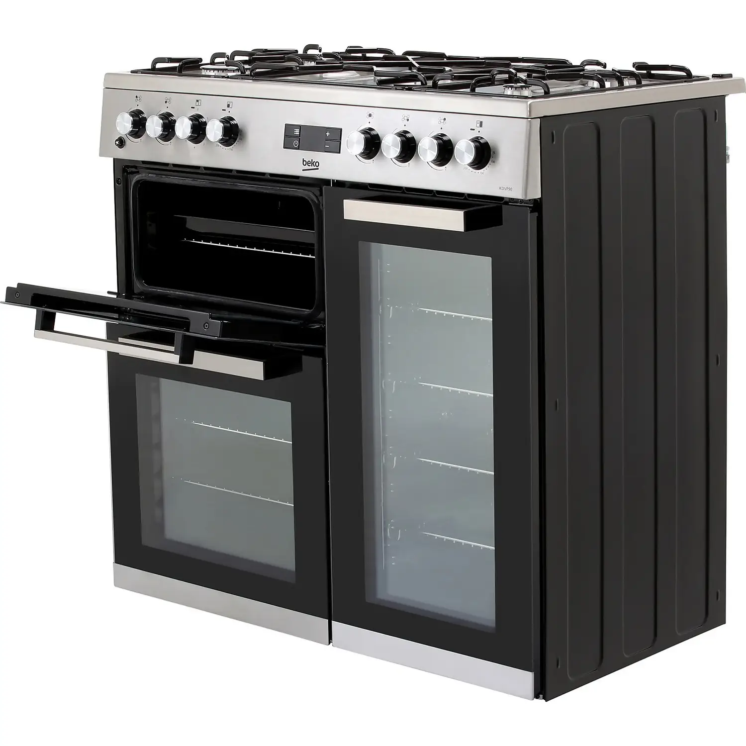 Beko KDVF90X 90cm Dual Fuel Range Cooker - Stainless Steel 7 Beko KDVF90X 90cm Dual Fuel Range Cooker - Stainless Steel - Image 5