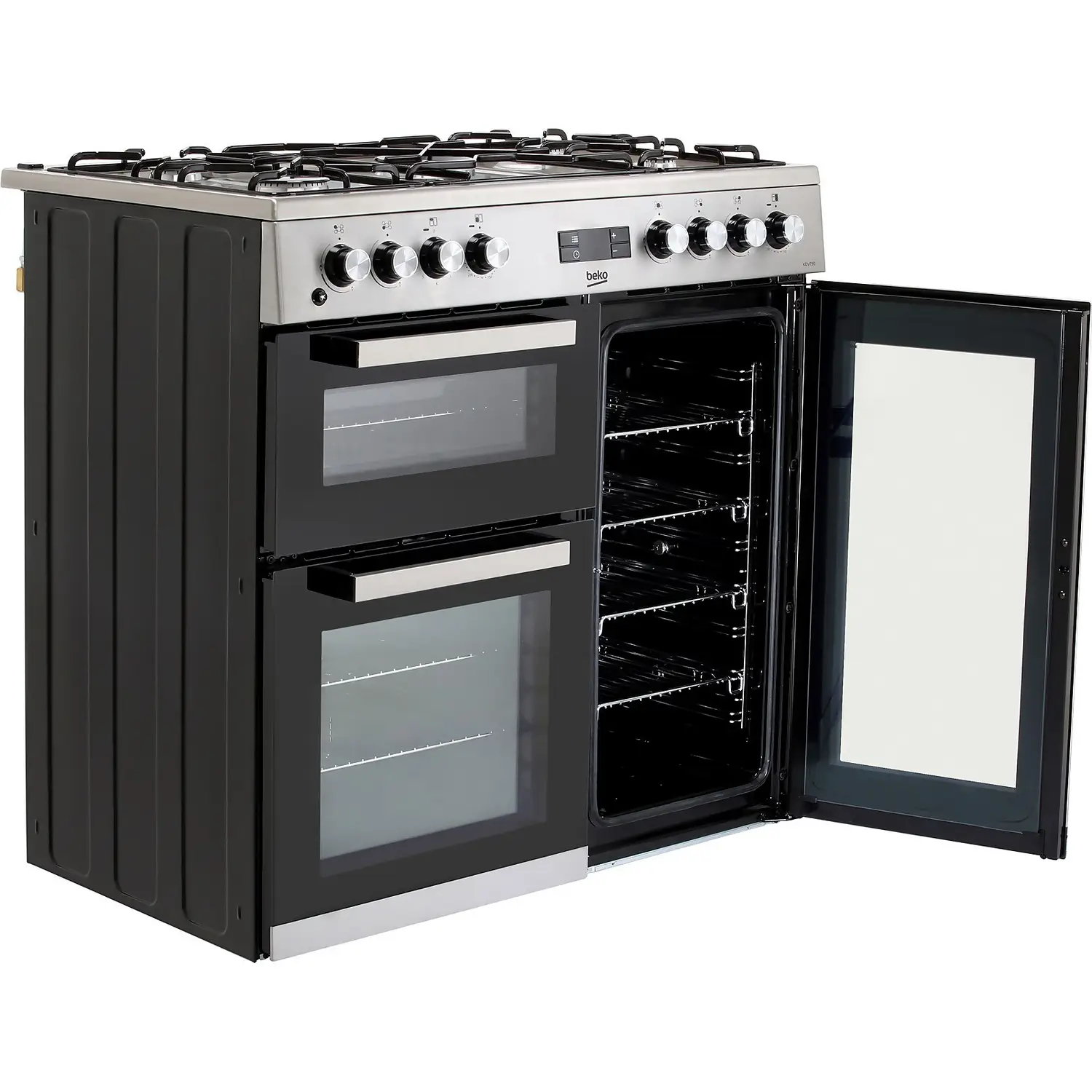 Beko KDVF90X 90cm Dual Fuel Range Cooker - Stainless Steel 4 Beko KDVF90X 90cm Dual Fuel Range Cooker - Stainless Steel - Image 2