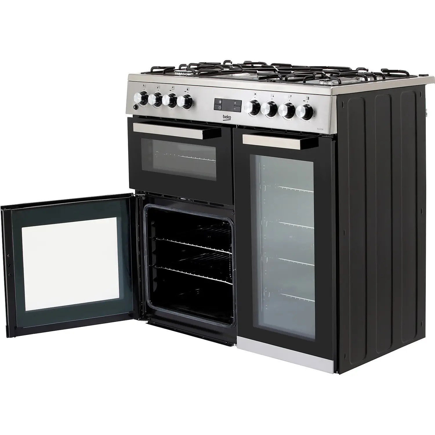 Beko KDVF90X 90cm Dual Fuel Range Cooker - Stainless Steel 5 Beko KDVF90X 90cm Dual Fuel Range Cooker - Stainless Steel - Image 3