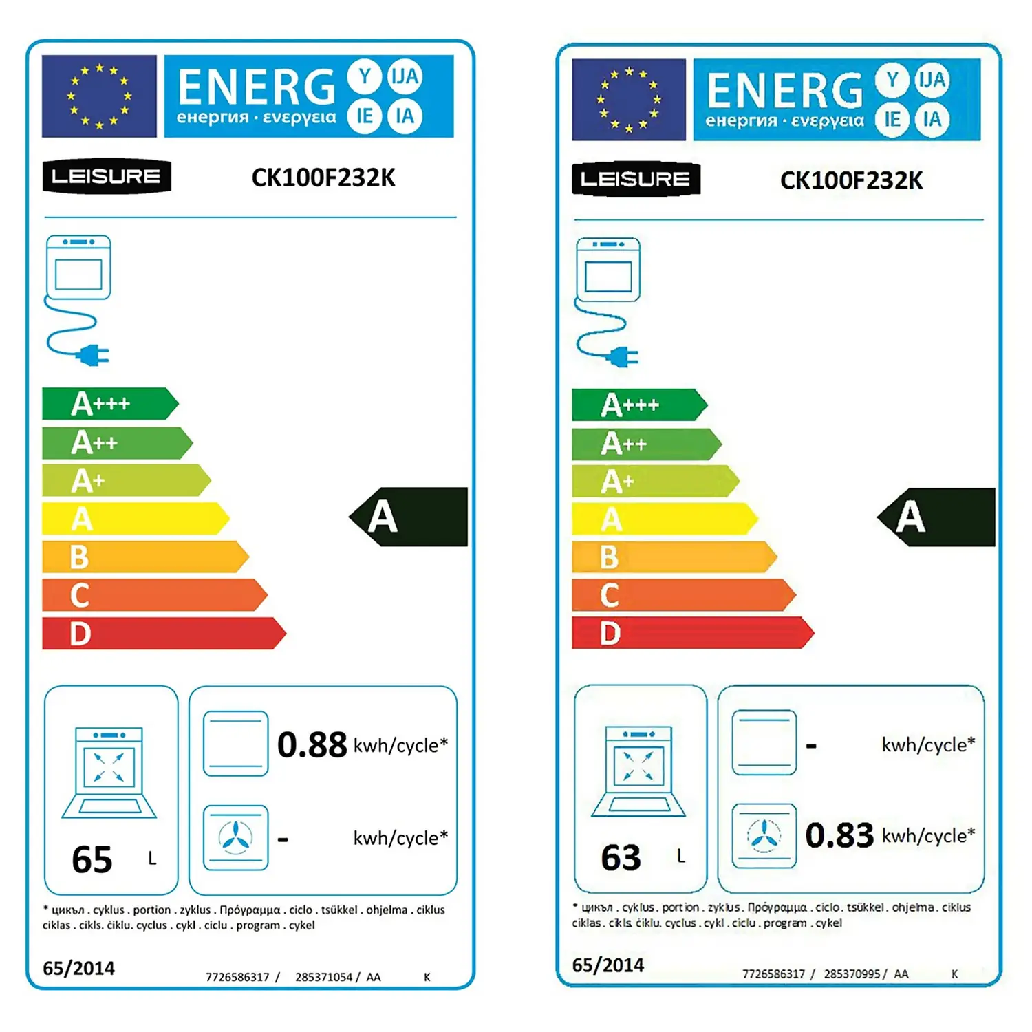 Leisure Cookmaster 100 CK100F232K 100cm Dual Fuel Range Cooker - Black 11 Leisure Cookmaster 100 CK100F232K 100cm Dual Fuel Range Cooker - Black - Image 9
