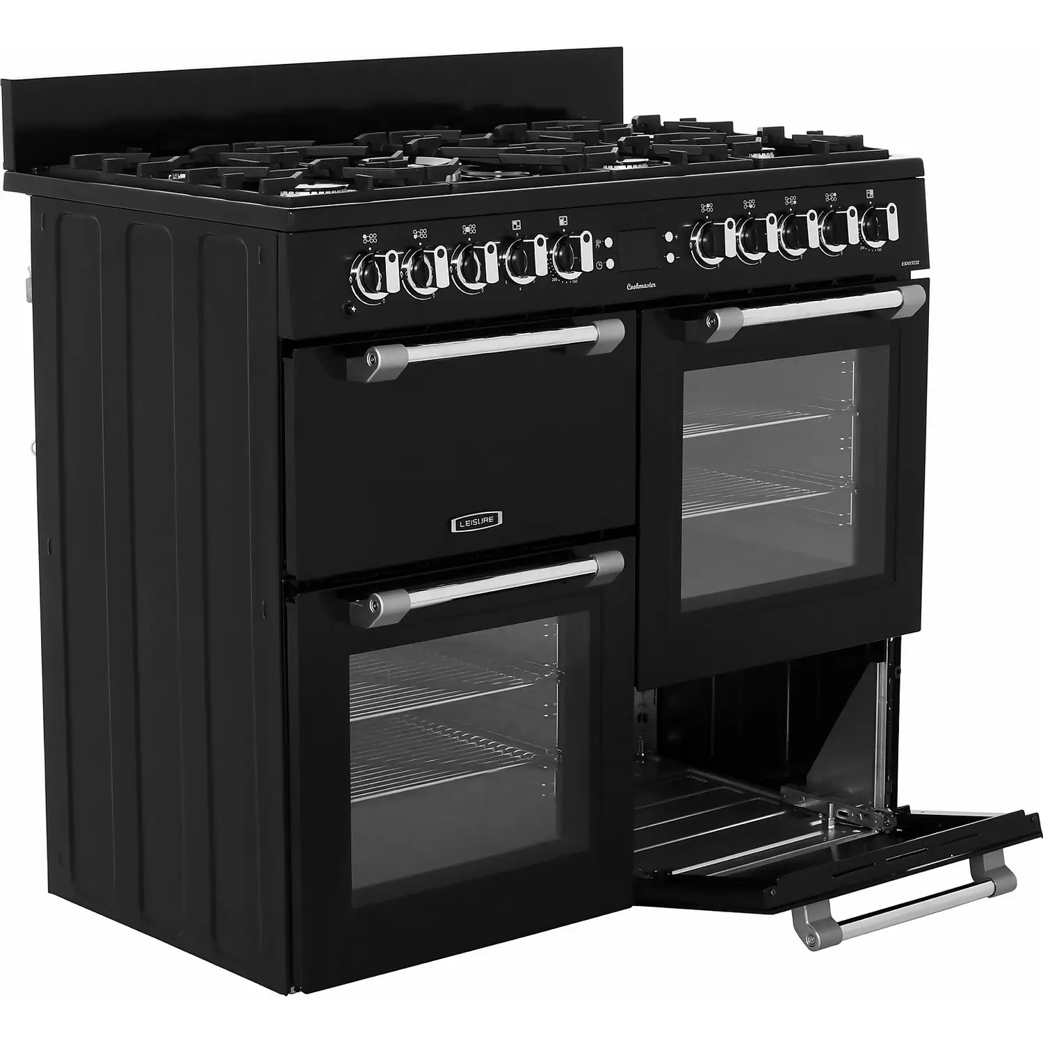 Leisure Cookmaster 100 CK100F232K 100cm Dual Fuel Range Cooker - Black 7 Leisure Cookmaster 100 CK100F232K 100cm Dual Fuel Range Cooker - Black - Image 5