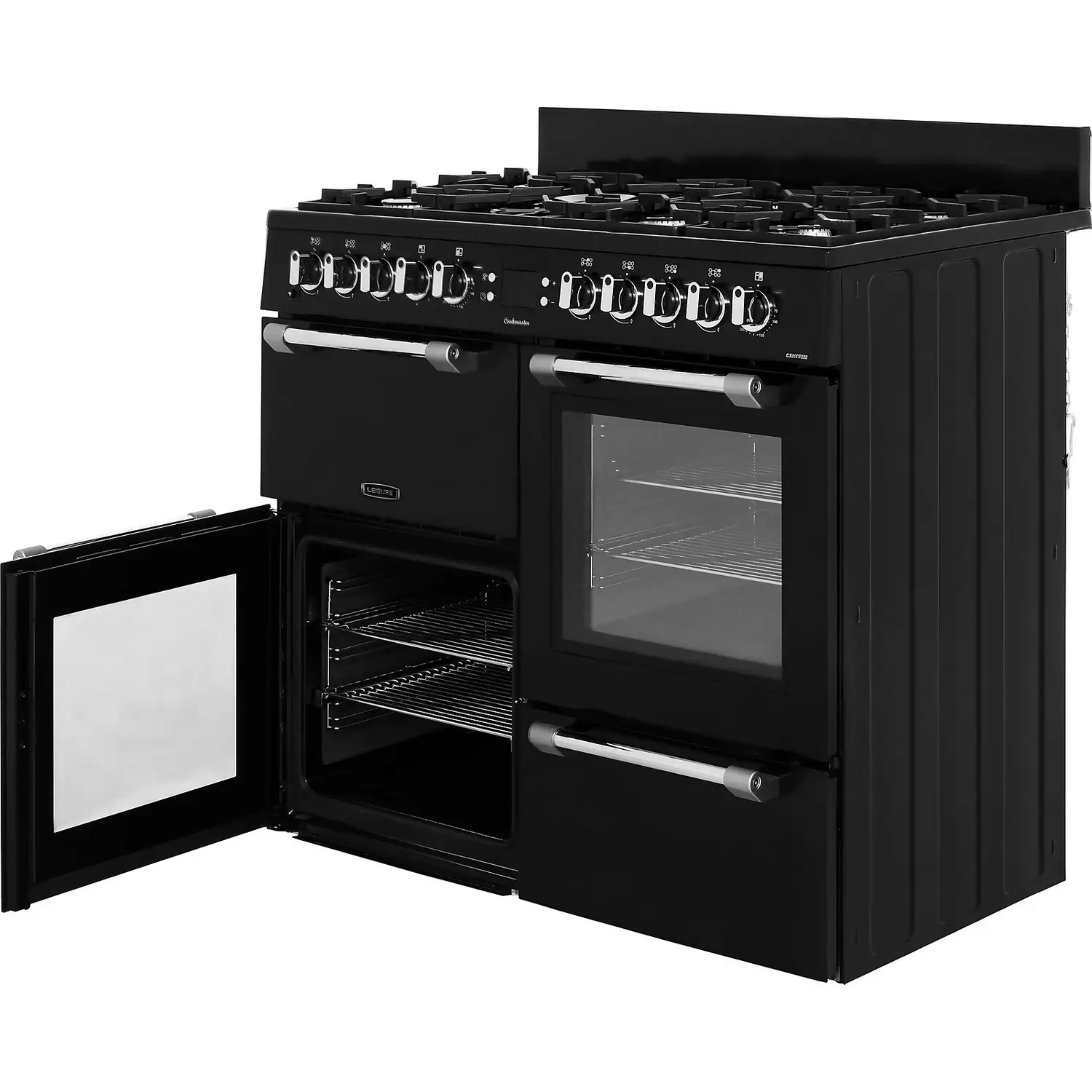 Leisure Cookmaster 100 CK100F232K 100cm Dual Fuel Range Cooker - Black 5 Leisure Cookmaster 100 CK100F232K 100cm Dual Fuel Range Cooker - Black - Image 3