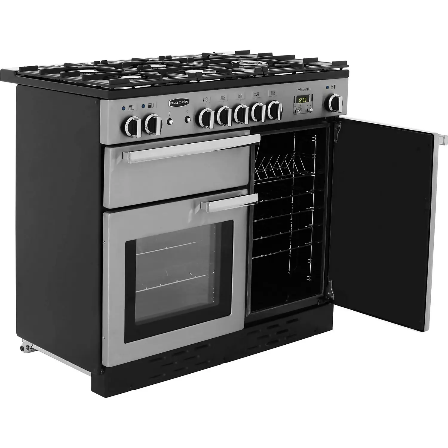 Rangemaster Professional Plus PROP100DFFSS/C 100cm Dual Fuel Range Cooker - Stainless Steel 9 Rangemaster Professional Plus PROP100DFFSS/C 100cm Dual Fuel Range Cooker - Stainless Steel - Image 7