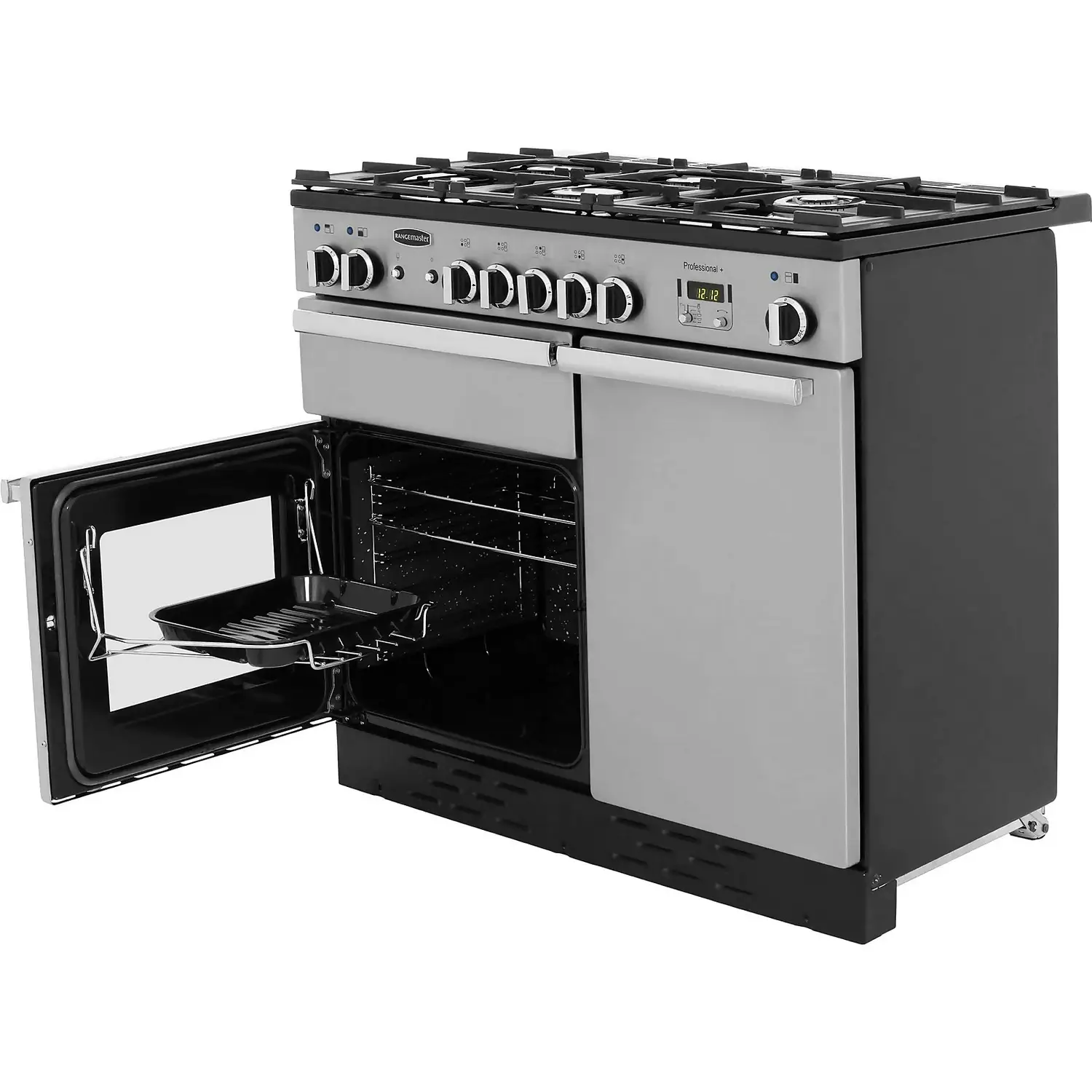 Rangemaster Professional Plus PROP100DFFSS/C 100cm Dual Fuel Range Cooker - Stainless Steel 8 Rangemaster Professional Plus PROP100DFFSS/C 100cm Dual Fuel Range Cooker - Stainless Steel - Image 6
