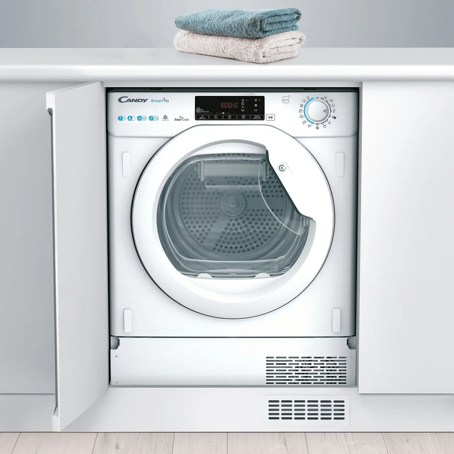 Candy BCTDH7A1TE Integrated Wifi Connected 7Kg Heat Pump Tumble Dryer - White 10 Candy BCTDH7A1TE Integrated Wifi Connected 7Kg Heat Pump Tumble Dryer - White - Image 8