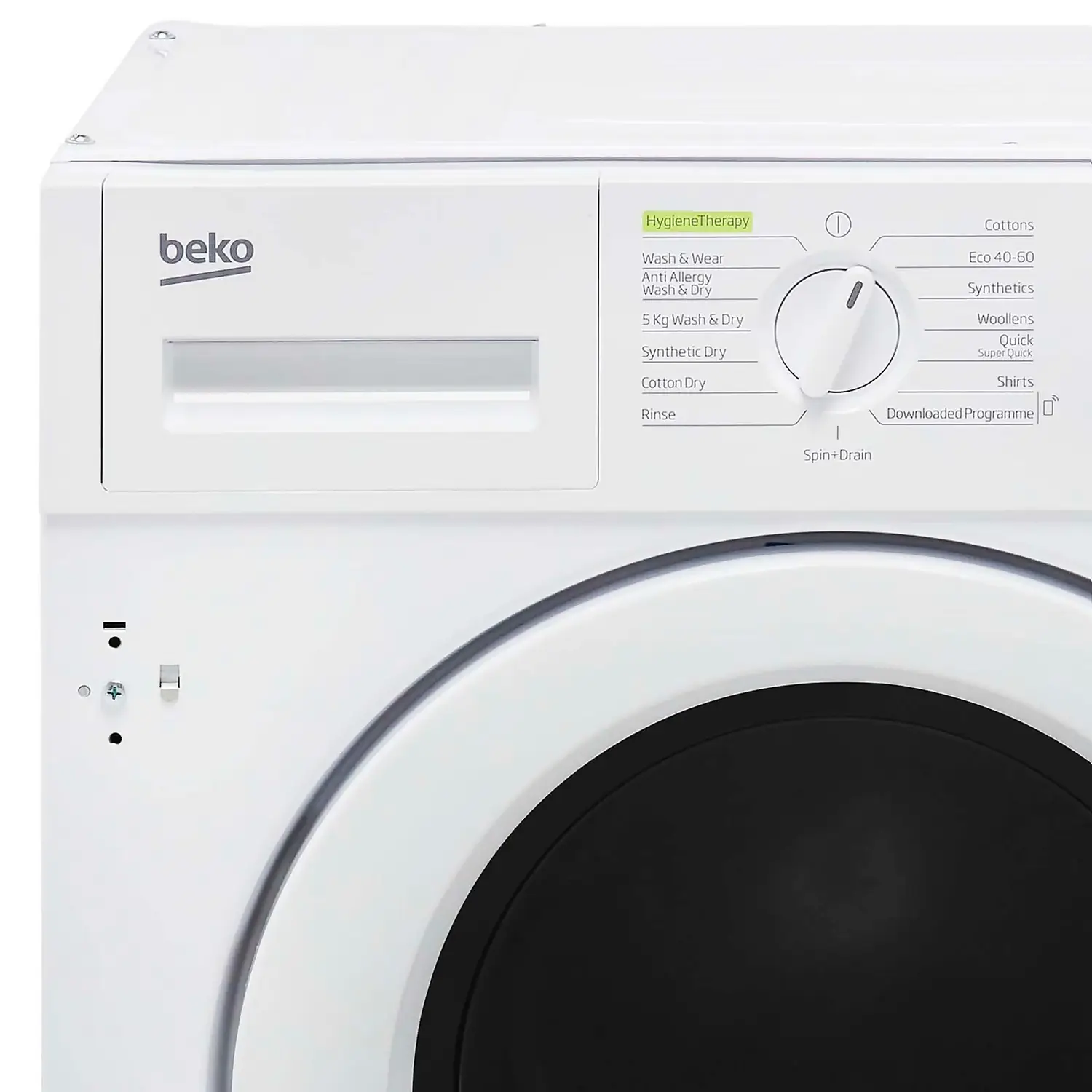 Beko WDIK754421 Integrated 7Kg / 5Kg Washer Dryer With 1400 Rpm - White 5 Beko WDIK754421 Integrated 7Kg / 5Kg Washer Dryer With 1400 Rpm - White - Image 3
