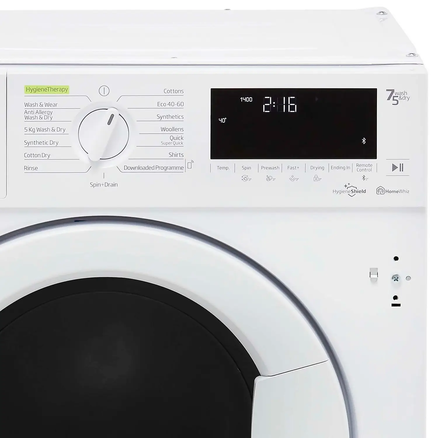 Beko WDIK754421 Integrated 7Kg / 5Kg Washer Dryer With 1400 Rpm - White 6 Beko WDIK754421 Integrated 7Kg / 5Kg Washer Dryer With 1400 Rpm - White - Image 4