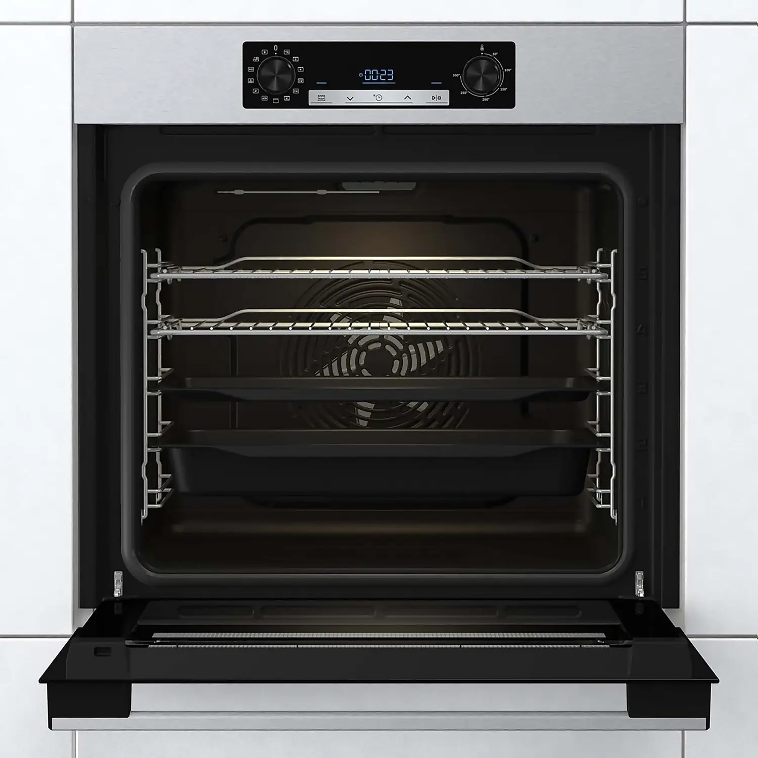 Hisense BSA65222AXUK Built In Electric Single Oven With Added Steam Function - Stainless Steel 4 Hisense BSA65222AXUK Built In Electric Single Oven With Added Steam Function - Stainless Steel - Image 2