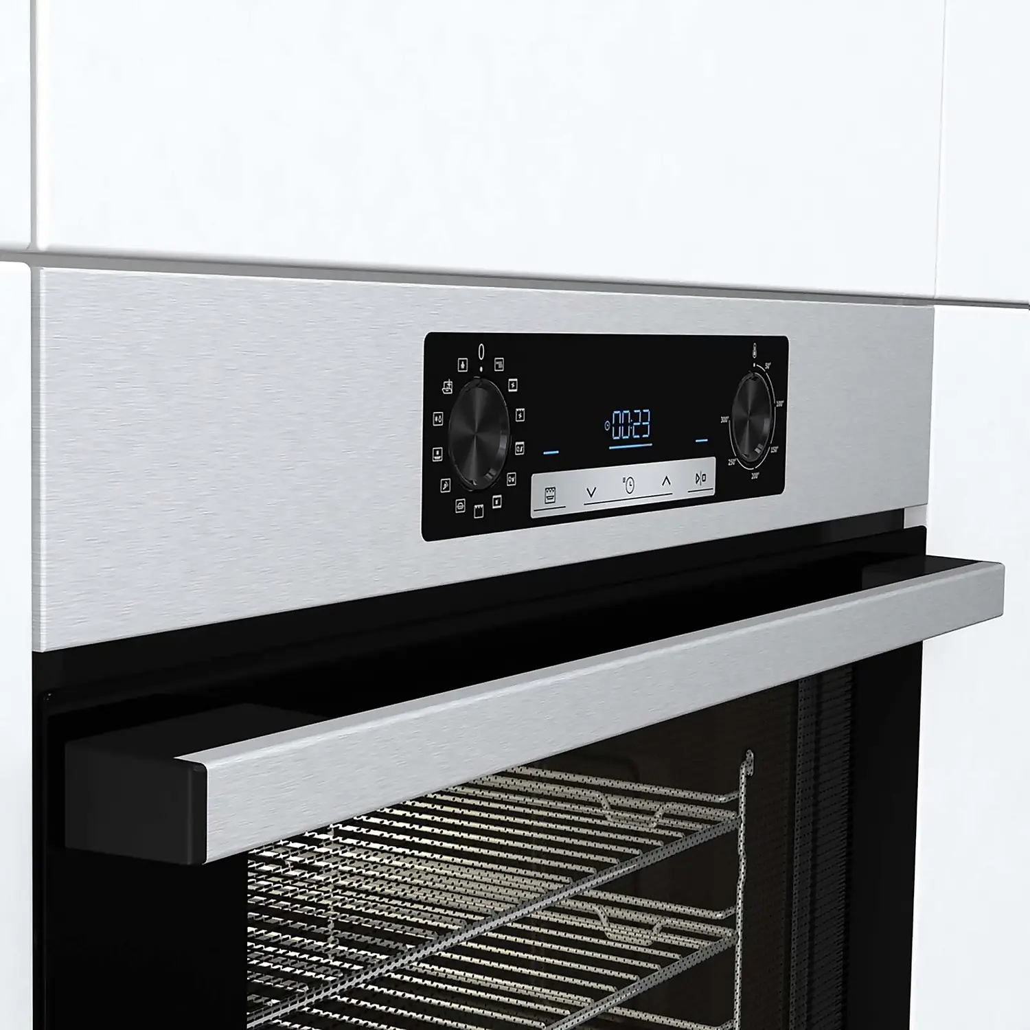 Hisense BSA65222AXUK Built In Electric Single Oven With Added Steam Function - Stainless Steel 5 Hisense BSA65222AXUK Built In Electric Single Oven With Added Steam Function - Stainless Steel - Image 3