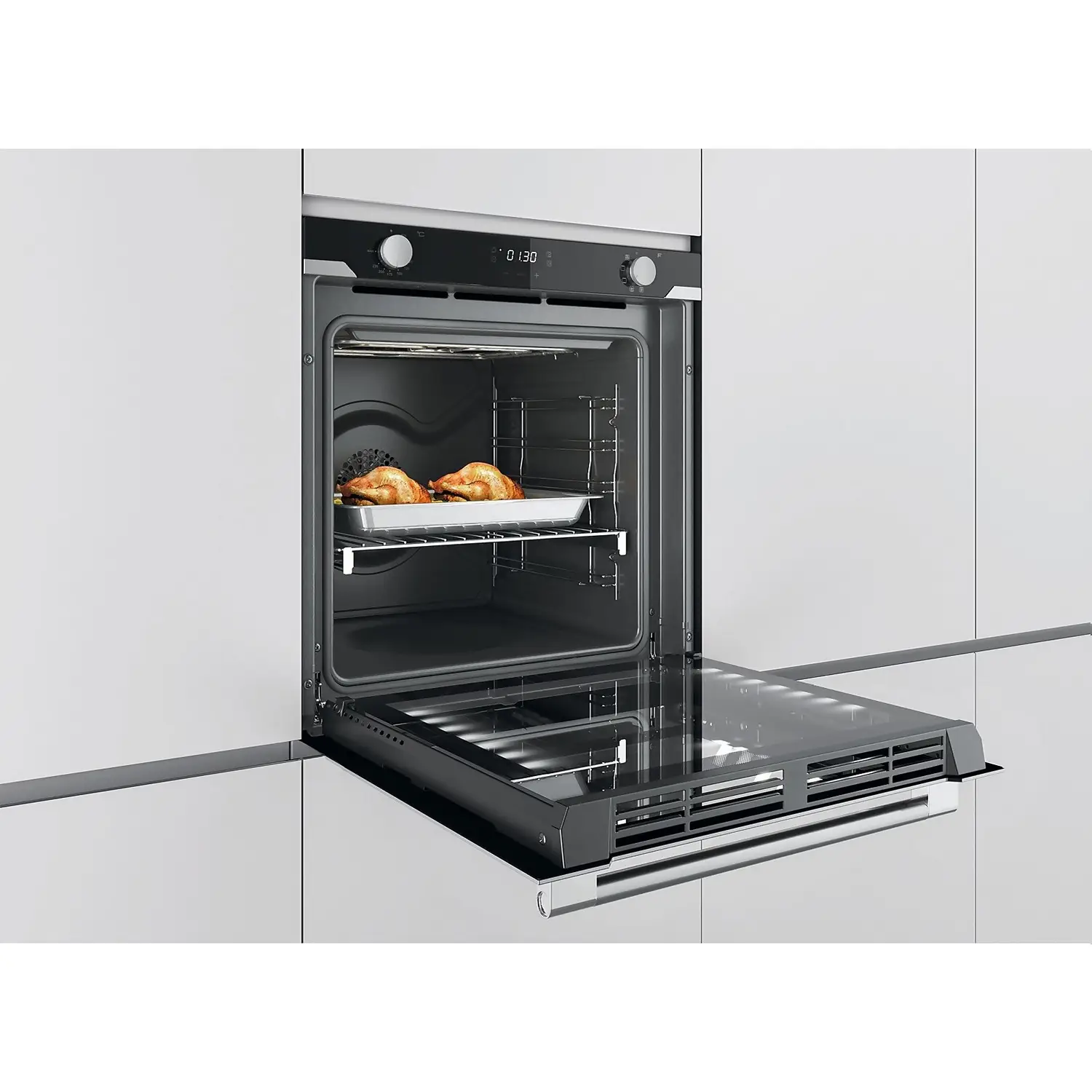 Hoover H-OVEN 500 HOAZ3373IN Built In Electric Single Oven - Stainless Steel 6 Hoover H-OVEN 500 HOAZ3373IN Built In Electric Single Oven - Stainless Steel - Image 4