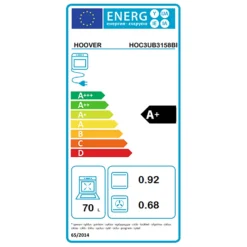 Hoover H-OVEN 300 HOC3UB3158BI Built In Electric Single Oven - Black 17 Hoover H-OVEN 300 HOC3UB3158BI Built In Electric Single Oven - Black -Carron phoenix Sales 13898774 9165029618211163