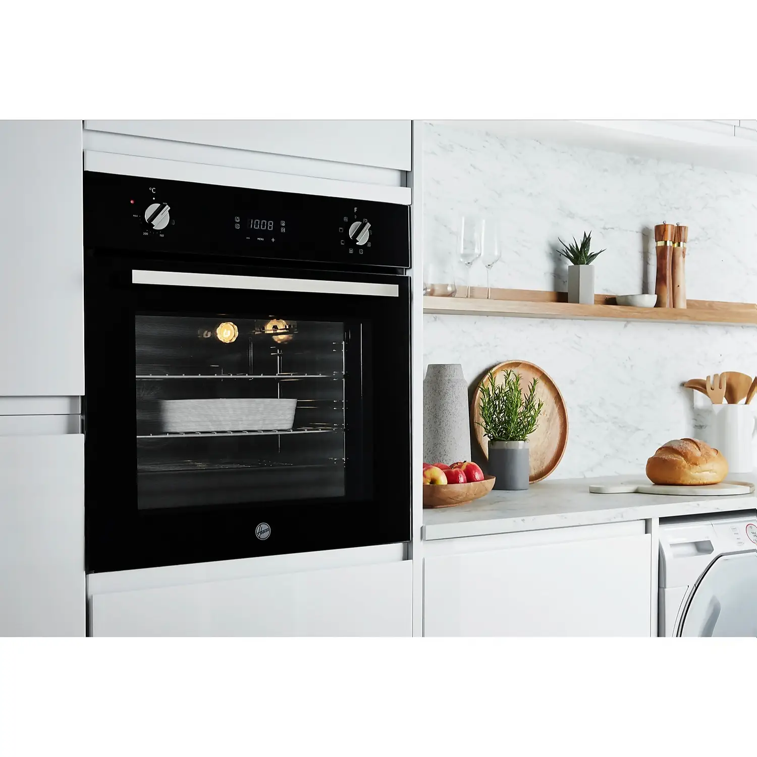 Hoover H-OVEN 300 HOC3UB3158BI Built In Electric Single Oven - Black 4 Hoover H-OVEN 300 HOC3UB3158BI Built In Electric Single Oven - Black - Image 2