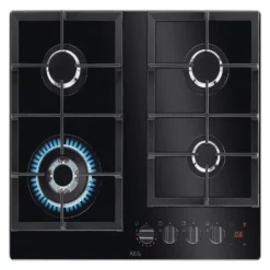 AEG HKB64450NB 59cm Gas Hob - Black