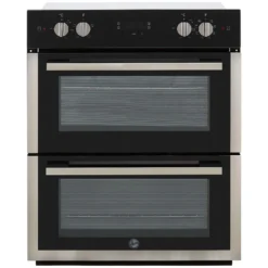 Hoover H-OVEN 300 HO7DC3UB308BI Built Under Electric Double Oven - Black / Stainless Steel