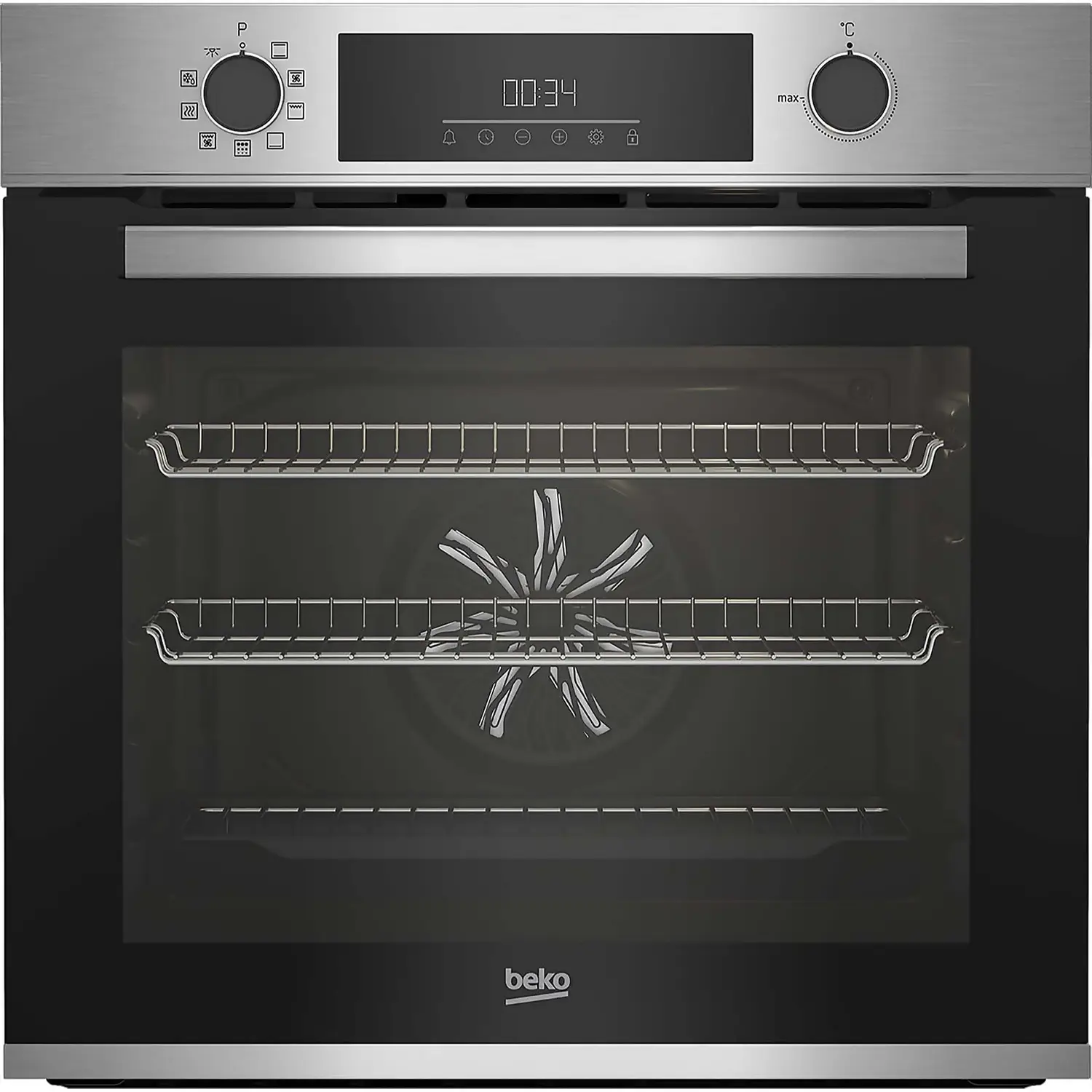 Beko AeroPerfect™ RecycledNet™ BBRIE22300XP Built In Electric Single Oven - Stainless Steel 3 Beko AeroPerfect™ RecycledNet™ BBRIE22300XP Built In Electric Single Oven - Stainless Steel
