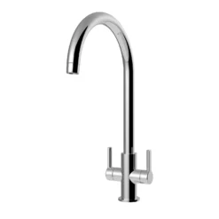 Franke Lina Twin Lever Tap Chrome