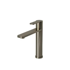 Isla Top Lever Tap - Brushed Steel