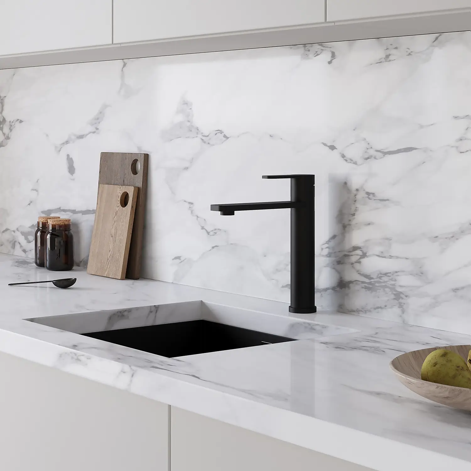 Isla Top Lever Tap - Matt Black 4 Isla Top Lever Tap - Matt Black - Image 2