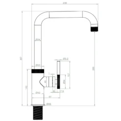 Raffin Side Lever Tap - Matt Black 9 Raffin Side Lever Tap - Matt Black -Carron phoenix Sales 13928921 2594998571376640