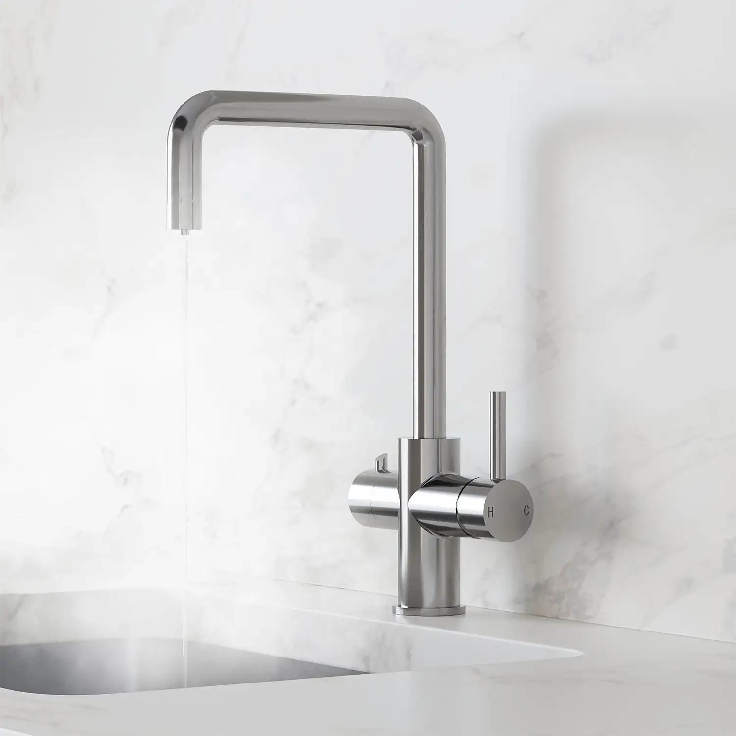 Homebase Edit Fionn 3 In 1 Instant Hot Tap - Chrome 4 Homebase Edit Fionn 3 In 1 Instant Hot Tap - Chrome - Image 3
