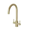 Leonie Twin Lever Tap - Brushed Brass 2 Leonie Twin Lever Tap - Brushed Brass -Carron phoenix Sales 13929184 1704998571827849