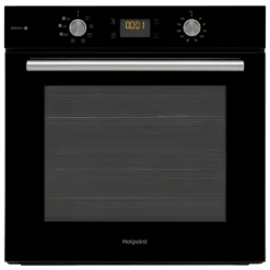Hotpoint FA4S541JBLGH Built In Electric Single Oven With Added Steam Function - Black